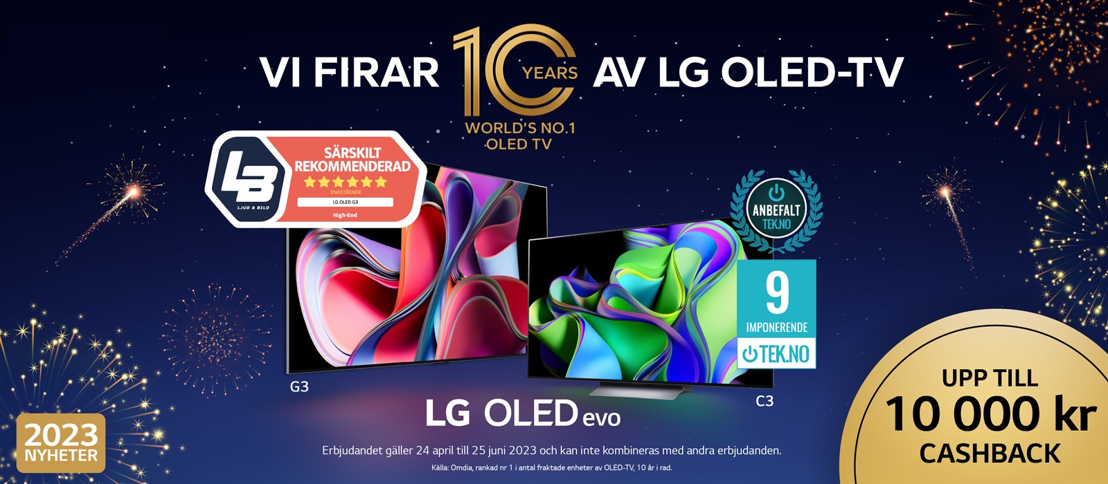 LG CashbackKampanj för LG OLED TV